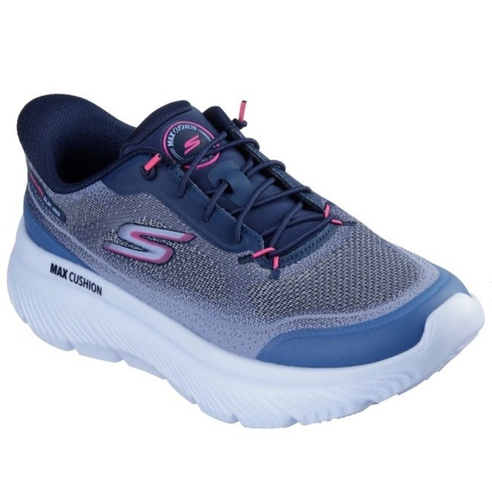 Skechers Women's Slip-ins GO Walk Max Cushion Hyper Burst Nikita Blue Pink 7.5